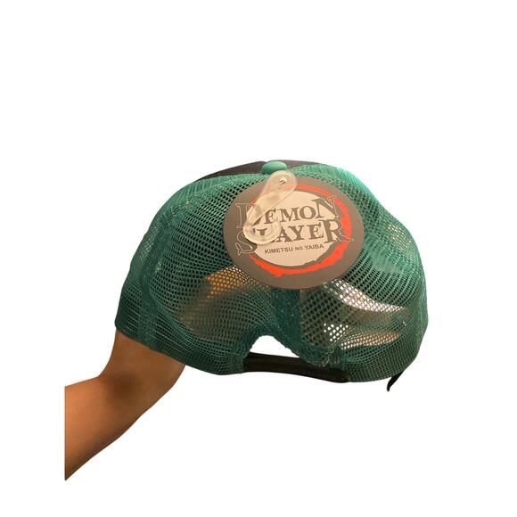 BioWorld Demon Slayer Corps Foam Green Trucker Hat Baseball Cap Anime - Picture 2 of 6